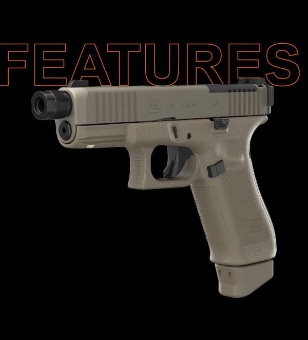 Pistolet GLOCK 45 HUNTER EDITION MOS FILETE 9X19 – Image 4