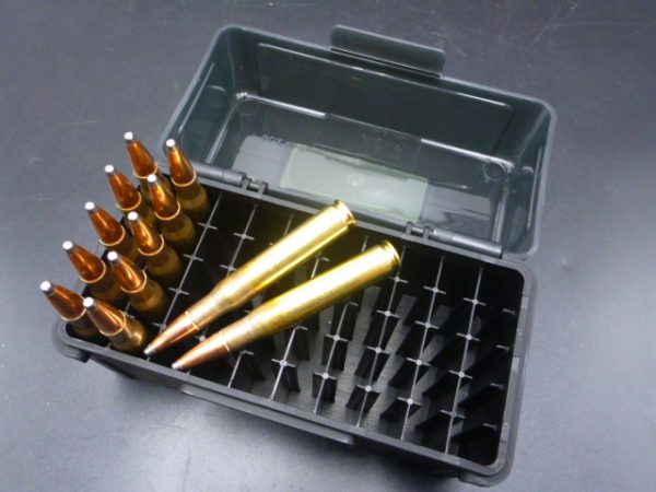Boite de rangement Frankford pour 50 munitions  Cal.270win-30-06..... (510)