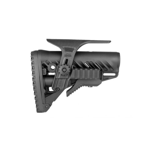 Crosse FAB Defense pour AR15 avec busc réglable noir