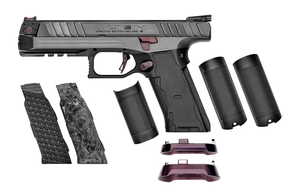 Pistolet LAUGO Arms ALIEN CREATOR  USA 500 Full Kit "  limited édition" N°132/500 – Image 6