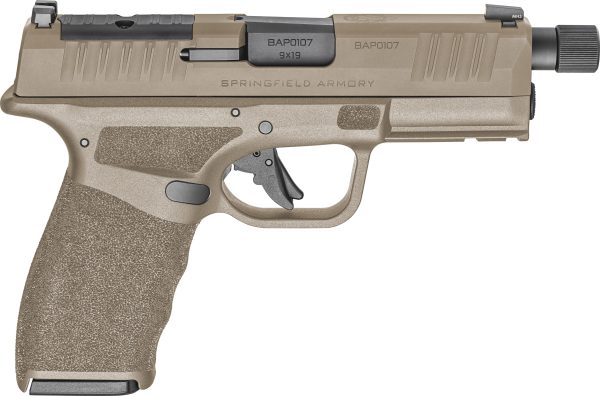 Pistolet Springfield HELLCAT PRO OSP TB fileté 9mm DESERT FDE – Image 3