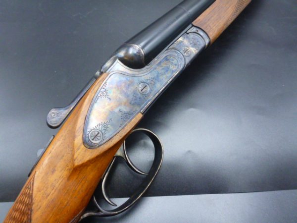 fusil HUGLU calibre 28/70 canon 71cm crosse pistolet