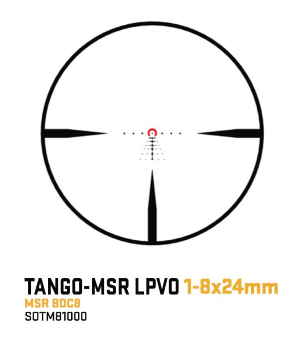 Lunette Tactique Sig Sauer TANGO-MSR LPVO 1-6X24 mm – Image 7