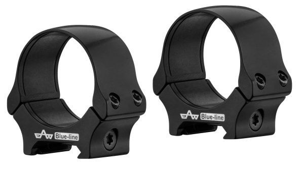 Colliers fixes EAW diam 34 mm pour rail weaver 21mm - BH : 5 mm
