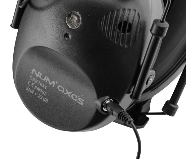 Casque antibruit amplifié NUM 'AXES  Noir – Image 3