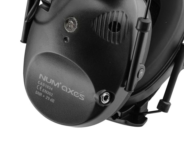 Casque antibruit amplifié NUM 'AXES  Noir – Image 2