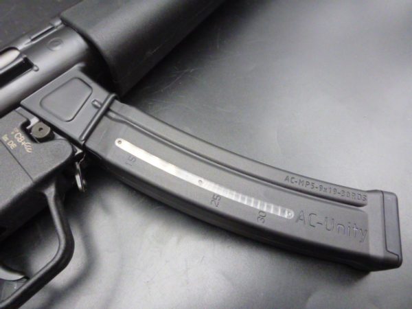Chargeur 30 coups avec fenêtre cal 9x19 pour HK MP5/SP5
