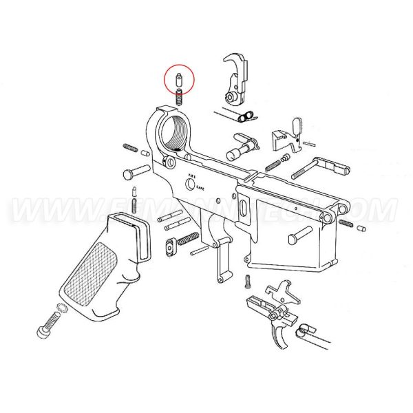 EEMANN TECH BUFFER RETAINER FOR AR-15 – Image 2