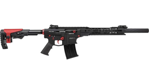 Fusil semi-automatique DERYA MK-12 AS104PS Noir/rouge cal.12/76 canon 50cm