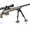 Pack RUBIS TACTICAL digital camo canon MRR  Cal 308 Win + frein de bouche + bipied + montage monobloc + lunette microdot 6-24x50 – Image 2