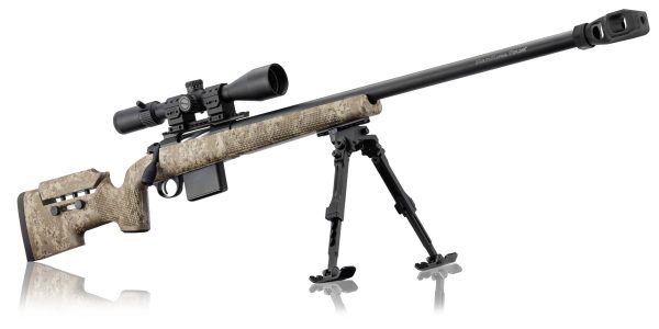 Pack RUBIS TACTICAL digital camo canon MRR  Cal 308 Win + frein de bouche + bipied + montage monobloc + lunette microdot 6-24x50