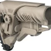 Crosse Fab Defense pour AR15 avec busc réglable Sable – Image 2