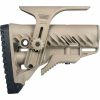 Crosse Fab Defense pour AR15 avec busc réglable Sable