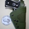 Holster rigide vert Duty port bas Uncle Mike's pour Beretta 92 (MAS G1)