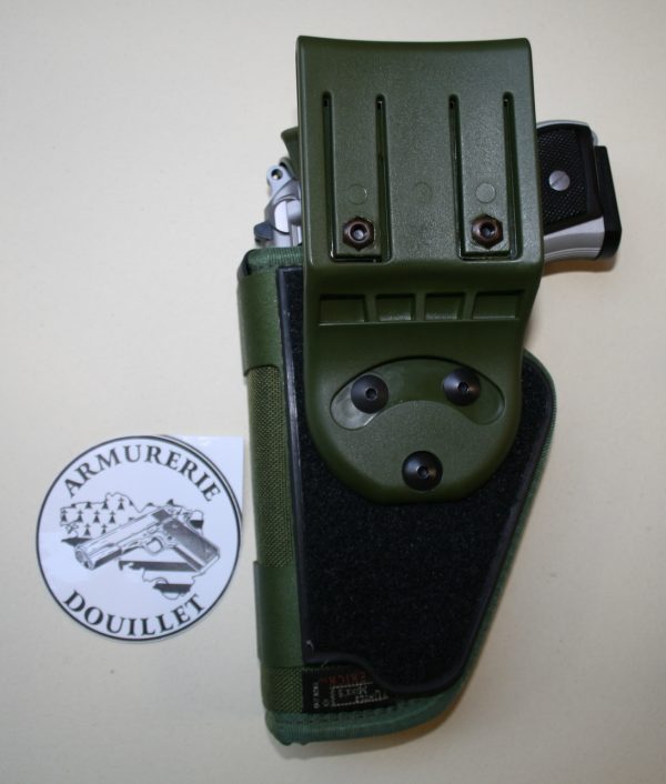 Holster rigide vert Duty port bas Uncle Mike's pour Beretta 92 (MAS G1) – Image 3