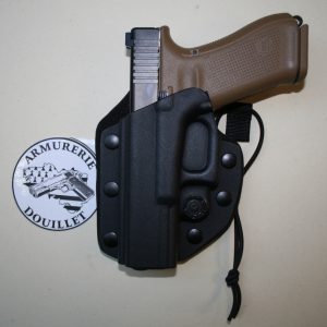 Holster rigide gaucher Vega Holster sur passants MOLLE pour pistolet Glock 17