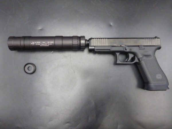 Silencieux B&T Impuls-XM PISTOL 9x19  filetage 13.5x100 LH longueur modulable – Image 4