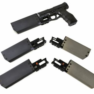 Silencieux Fischer 9 mm HK SFP9 / VP9 non fileté couleur FDE