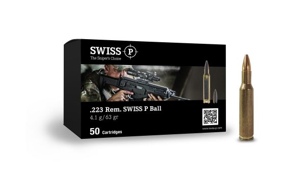 Munitions Swiss P Ball SX Cal.223 Rem 63 grains /50