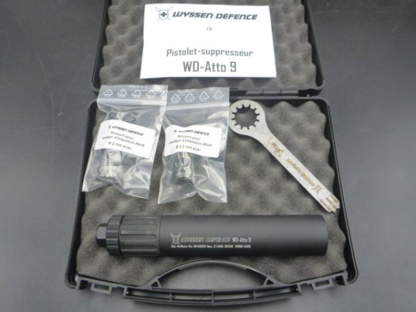 Silencieux WYSSEN DEFENCE WD-ATTO 9 cal 9X19 NOIR – Image 3