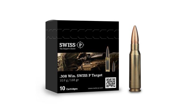 Munitions SWISS P cal.308 Win TARGET BTHP 168gr /10 – Image 3