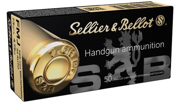 Sellier Bellot 7,65 Browning (32 ACP) FMJ 73 grs par 1000