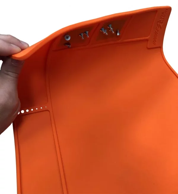 Tapis de travail en silicone orange – Image 3