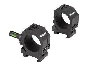 Colliers Wheeler 34mm rail Picatinny haut avec niveau à bulle