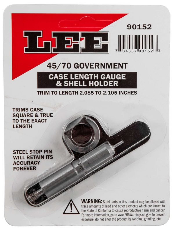 Lee Case Length Gauge et Shell Holder 45/70 (90152)
