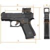 PISTOLET GLOCK 43X FS A-CUT COMBO AIMPOINT COA – Image 6