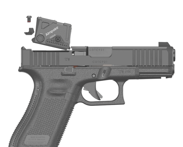 PISTOLET GLOCK 43X FS A-CUT COMBO AIMPOINT COA – Image 4