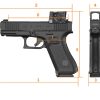 PISTOLET GLOCK 45 FS A-CUT COMBO AIMPOINT COA – Image 2
