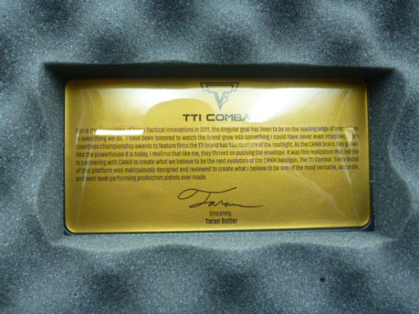Pistolet CANIK TTI COMBAT cal 9x19 – Image 7