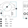Colliers Wheeler Low Sporter Ø 30 MM RAIL 21 mm  BAS – Image 5