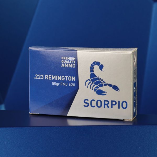 Munitions Scorpio STV cal 223 rem 55 grs / 1000 ( 50 boites de 20 ) – Image 2