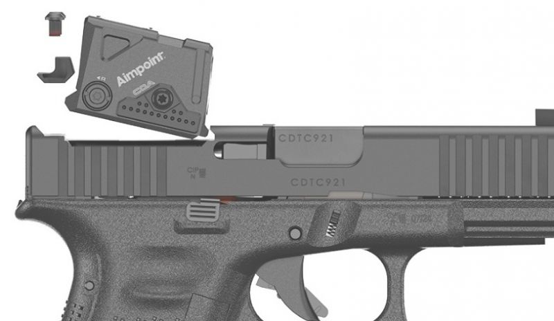 PISTOLET GLOCK 47 A-CUT FS COMBO AIMPOINT CAO cal 9x19 – Image 4