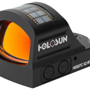 Holosun Micro Reflex Dot HS 507 C X2 solaire - réticule DOT et CERCLE DOT ROUGE