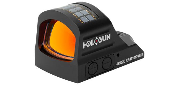 Holosun Micro Reflex Dot HS 507 C X2 solaire - réticule DOT et CERCLE DOT ROUGE