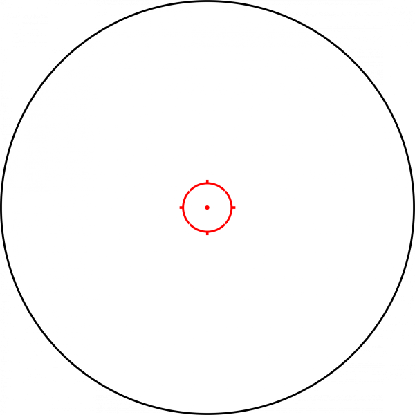 Point rouge Microdot Sight MS40 – réticule Circle Dot – Image 2