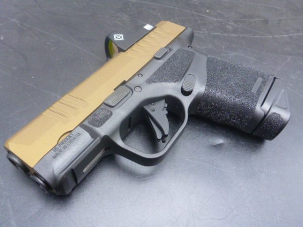 Pistolet SPRINGFIELD HELLCAT OSP 9mm 3” BURNT BRONZE + Point rouge Mini shot Sightmark – Image 3