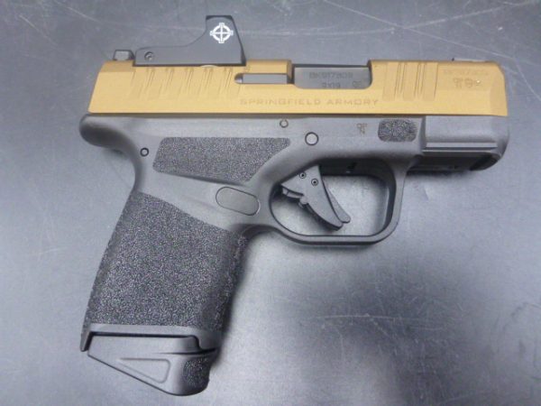 Pistolet SPRINGFIELD HELLCAT OSP 9mm 3” BURNT BRONZE + Point rouge Mini shot Sightmark – Image 5