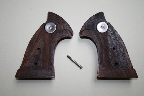 Plaquettes bois d'occasion Smith & Wesson carcasse K/L Square Butt (004) – Image 2