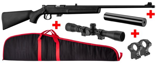 Pack carabine NR15 crosse synthétique cal 22 LR