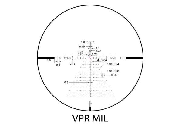 Lunette Arken SH4 GEN2 FFP 6-24 X50 réticule VPR MIL- Tube 34 mm – Image 3