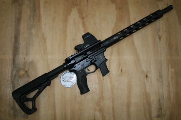 Carabine semi-automatique ADC competition IPSC , 9x19mm + Viseur point rouge holographique SightMark (occasion)