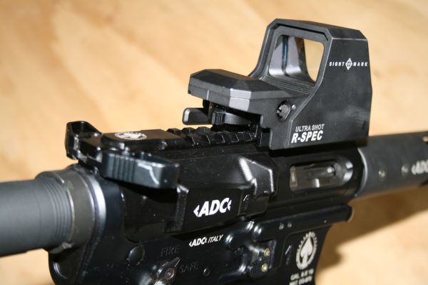 Carabine semi-automatique ADC competition IPSC , 9x19mm + Viseur point rouge holographique SightMark (occasion) – Image 4
