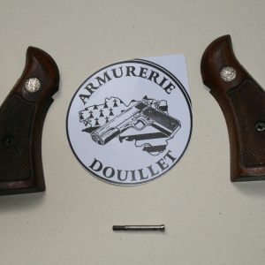 Plaquettes bois d'origine Smith & Wesson carcasse K et L square butt (occasion)