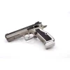 Poignées pistolet Armanov MaXXXGrip NOIRE/SILVER pour CZ Shadow 2, SP-01 taille medium ( + 2 mm)