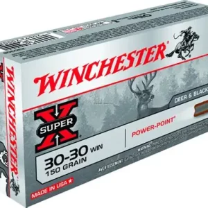 Boîte de 20 munitions Winchester .30-.30 Win. Super X POWER-POINT (Soft Point) / 150 grains