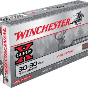 Boîte de 20 munitions Winchester .30-.30 Win. Super X POWER-POINT (Soft Point) / 170 grains